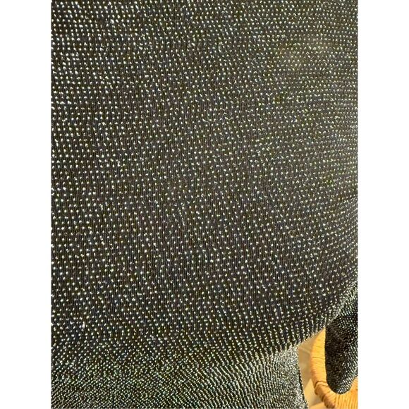 Xscape Sparkle Top Black Medium  3/4 Sleeves Pullover Occasion Party NYE - Picture 10 of 11